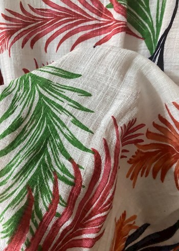 Çok Renkli Bohem Uzun Kollu Gömlek - Görsel 4