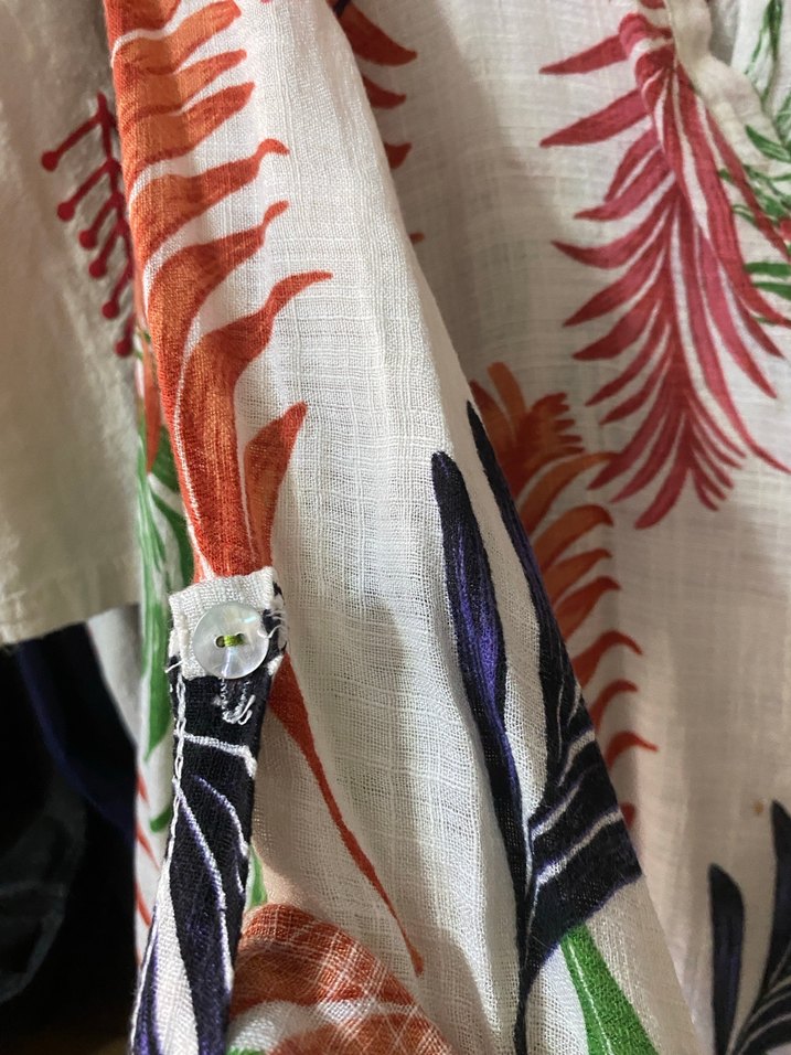 Çok Renkli Bohem Uzun Kollu Gömlek - Görsel 3