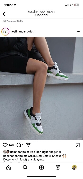 Neslihan Canpolat sneaker