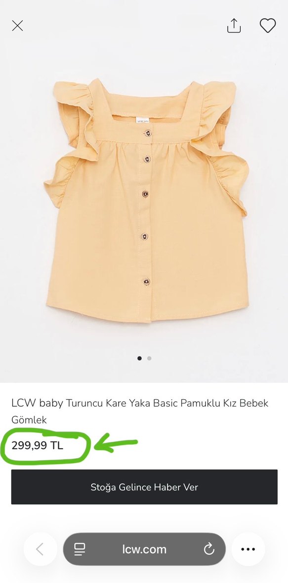 Kız Bebek Gömlek - Görsel 2