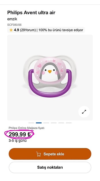 Philips 3 Adet Emzik
