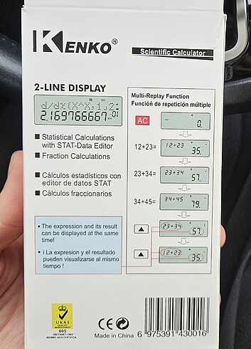 diğer Beden siyah Renk Bilimsel Hesap Makinesi