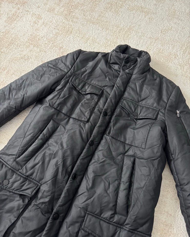 Siyah mont - Görsel 2