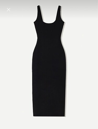 Bershka Siyah elbise
