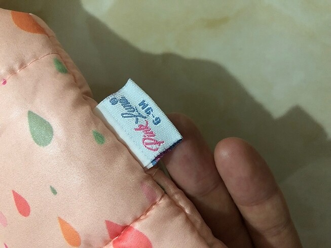 6-9 Ay Beden Kız bebek yelek