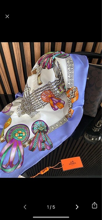 Hermes 0 ipek eşarp
