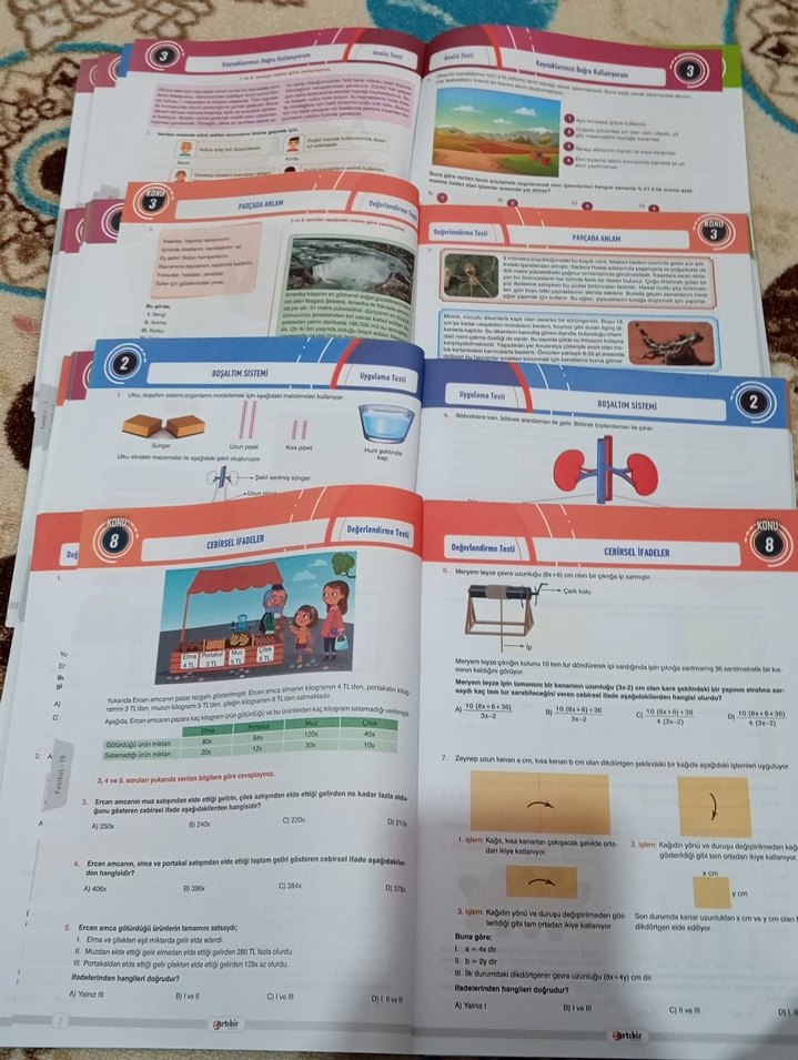 Bloom 6. Sınıf Soru Bankası Seti 32 Fasikül - Görsel 3