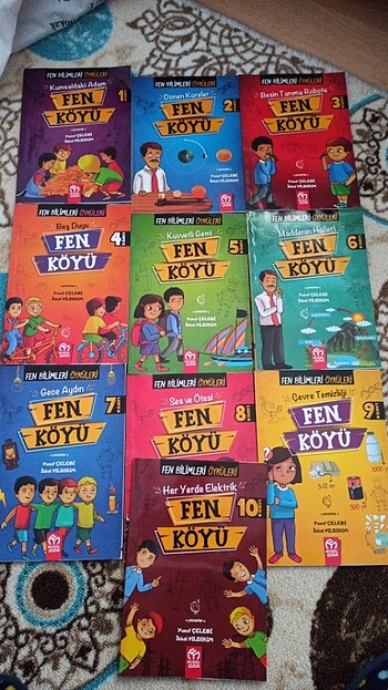 Fen köyü çocuk okuma kitabı seti