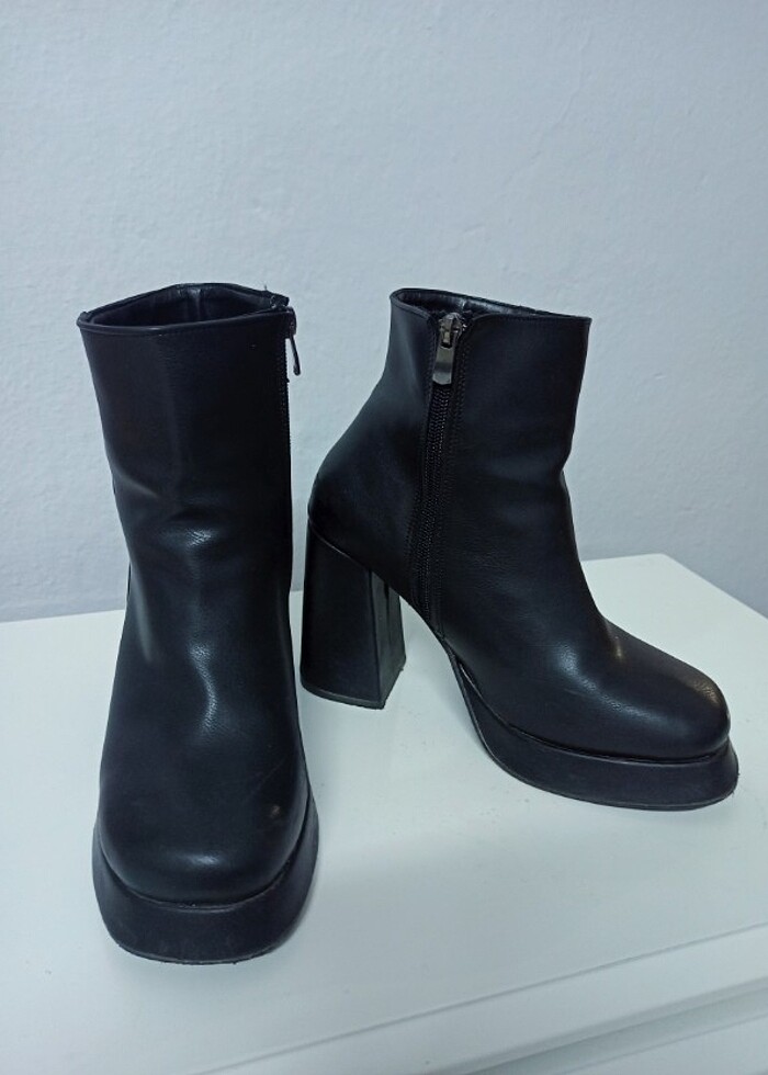 Kadın platform topuklu bot  - Görsel 4