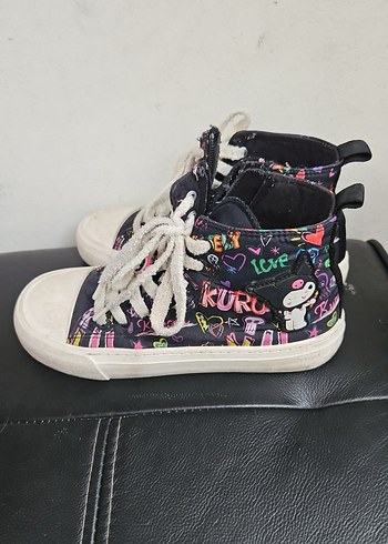 34 Beden Kız Çocuk Zara spor ayakkabı(converse tarzı)