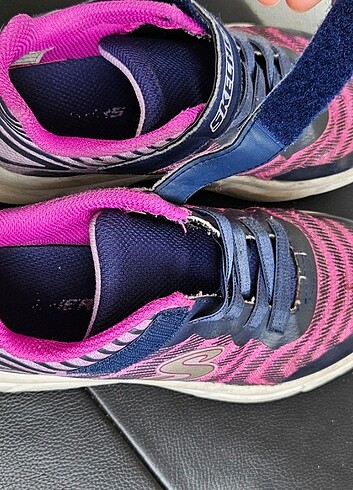 30 Beden mor Renk Skechers kız çocuk spor ayakkabı