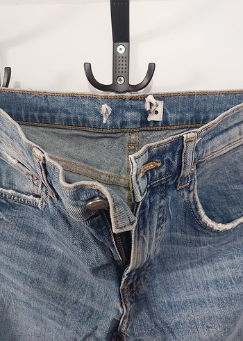 Gri Mavi Kadın Midi Boy Bol Kesim Kot Pantolon - Görsel 4