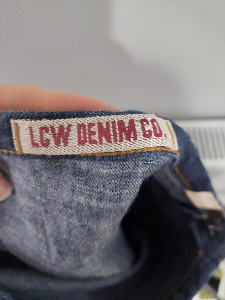 Lacivert Drapeli Midi Kot Etek - Görsel 2