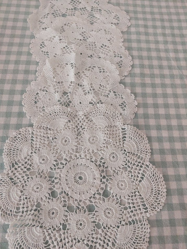 Bohem El Yapımı Beyaz Dantel - Görsel 2