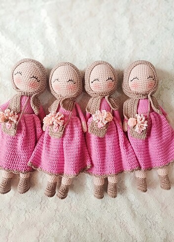 Diğer Amigurumi tesettürlü bebek