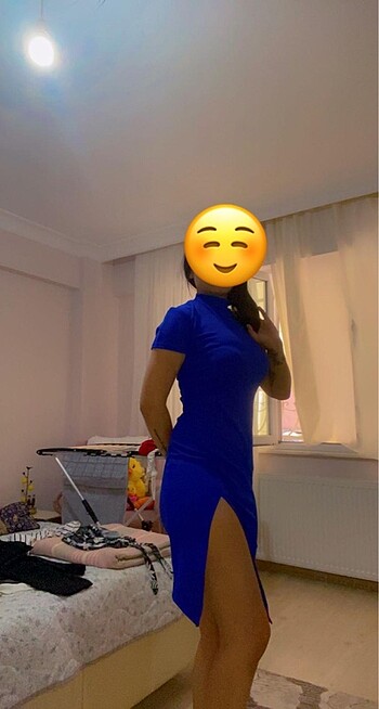 Diğer Yırtmaçlı kalem elbise