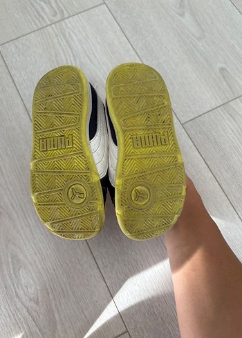 Puma Puma Erkek Çocuk Mavi Cırtlı Spor Ayakkabı