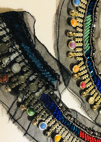 Renkli Boncuklu Bohem Uzun Kolye - Görsel 5