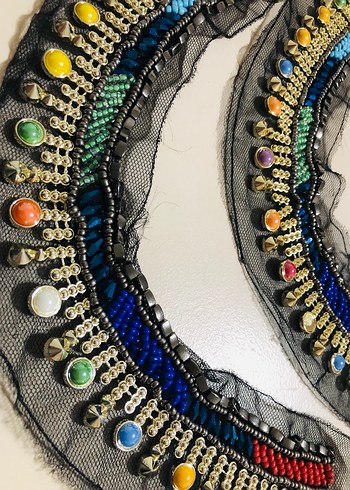 Renkli Boncuklu Bohem Uzun Kolye - Görsel 7