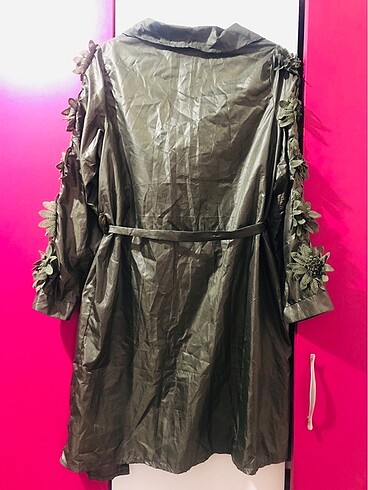 Çiçek model yağmurluk - Görsel 6