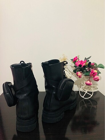 Cepli bot siyah bayan - Görsel 6