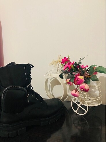 Cepli bot siyah bayan - Görsel 8