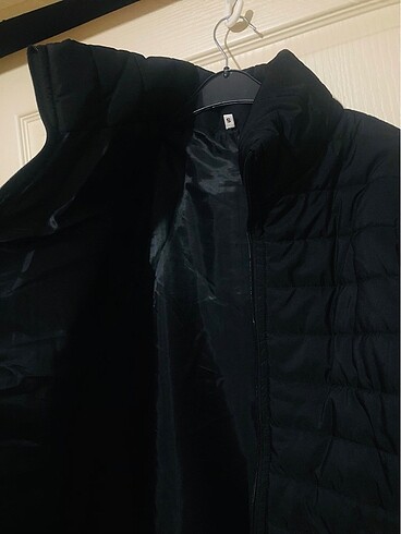 Bayan siyah şişme mont dik yaka yeni - Görsel 5