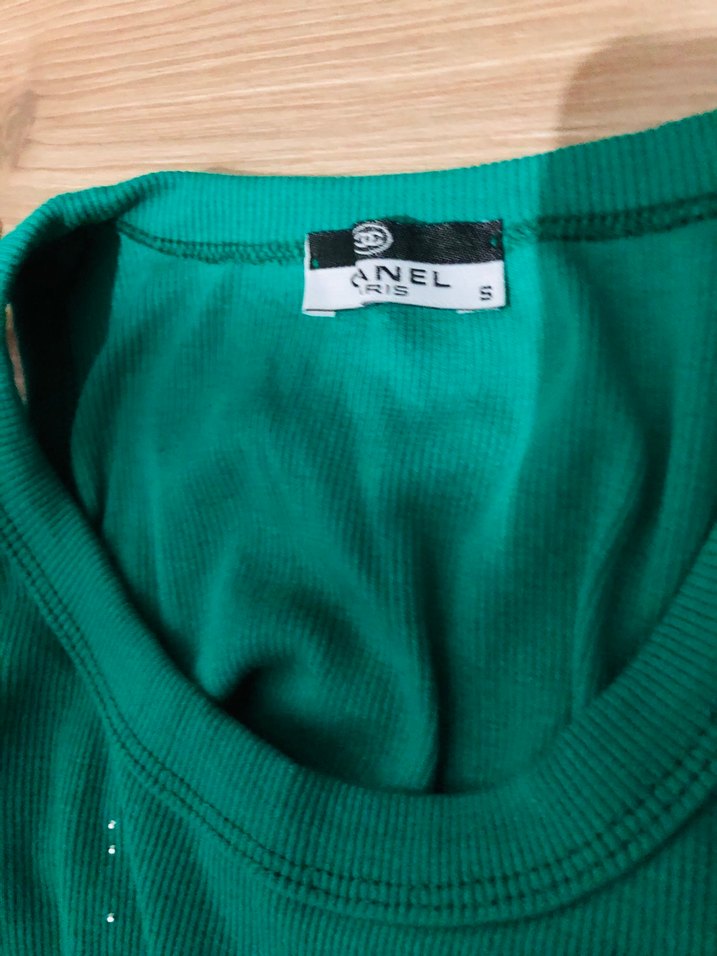 Chanel spor Atlet Taş baskılı sıfır s/m - Görsel 3