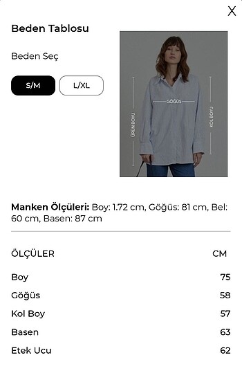 m Beden Nakış desenli poplin gömlek hooopstore