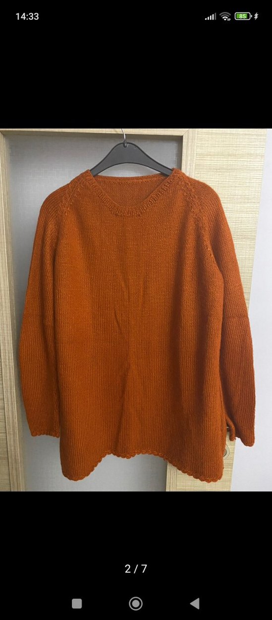 El örgüsü kadın kazak - Görsel 2