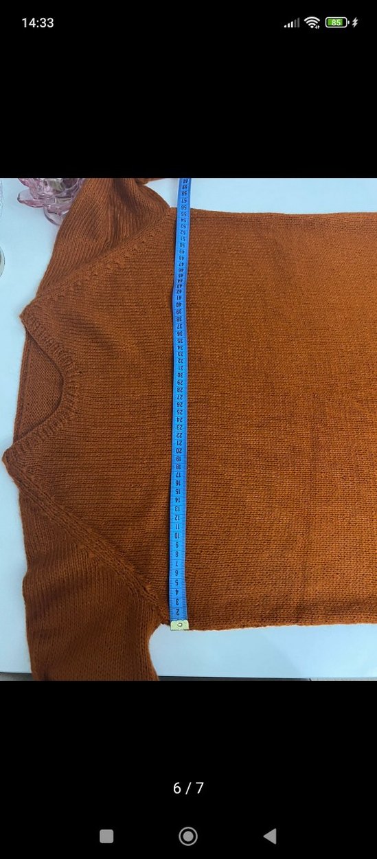 El örgüsü kadın kazak - Görsel 5