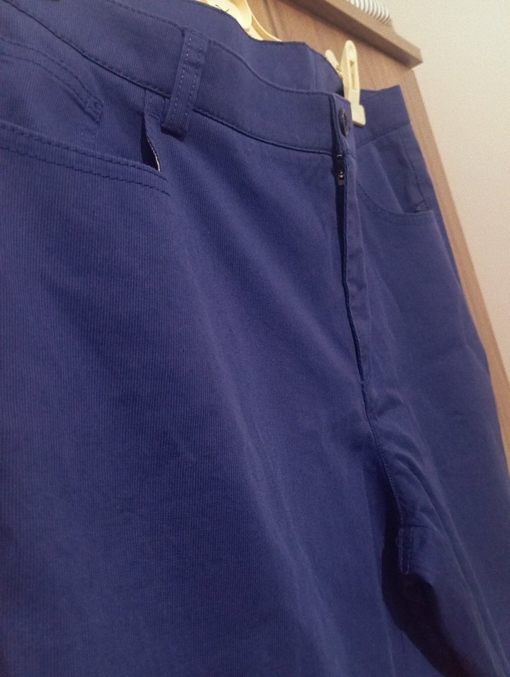 Lacivert Regular Fit Kot Pantolon - Görsel 3