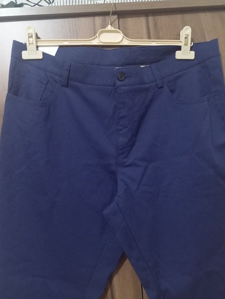 Lacivert Regular Fit Kot Pantolon - Görsel 5