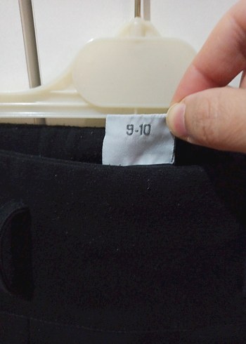 9 Yaş Beden Siyah Pilili Gotik Mini Etek