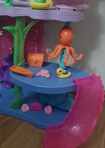 Pastel Mor Oyuncak Kale Seti ponny evi - Görsel 4