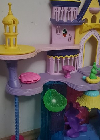 Pastel Mor Oyuncak Kale Seti ponny evi - Görsel 2