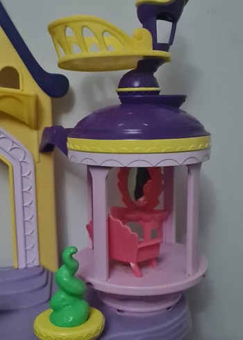 Pastel Mor Oyuncak Kale Seti ponny evi - Görsel 5