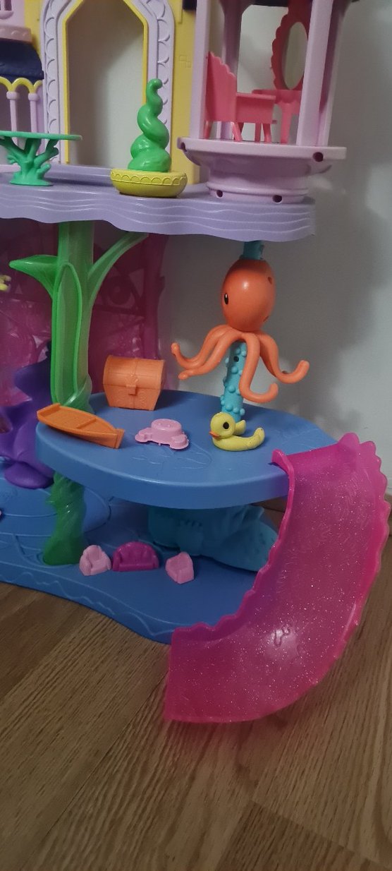 Pastel Mor Oyuncak Kale Seti ponny evi - Görsel 4