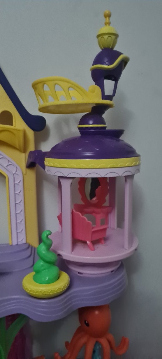 Pastel Mor Oyuncak Kale Seti ponny evi - Görsel 5