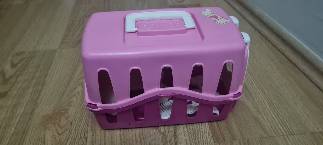 Beyaz Peluş Köpek ve Oyun Seti - Görsel 4