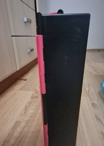 Pembe Çocuk Gardırop Dolabı - Görsel 4