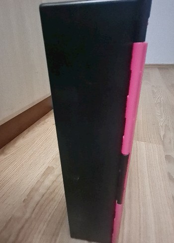 Pembe Çocuk Gardırop Dolabı - Görsel 3