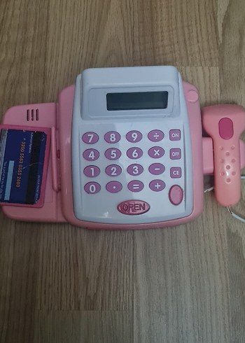 Pastel Pembe Eğitici Oyuncak Kasa - Görsel 3