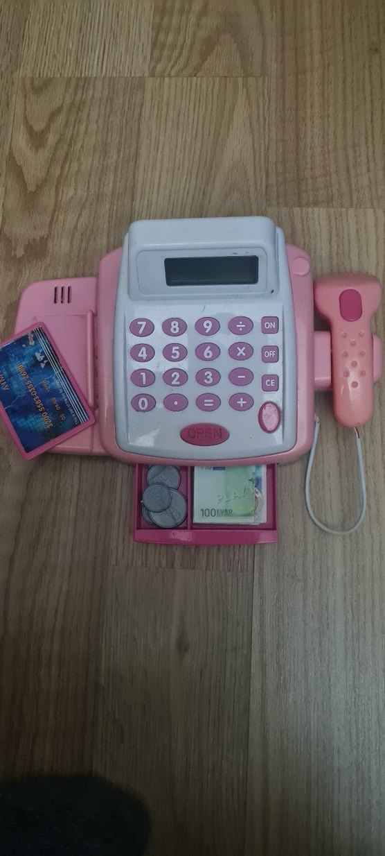 Pastel Pembe Eğitici Oyuncak Kasa - Görsel 2