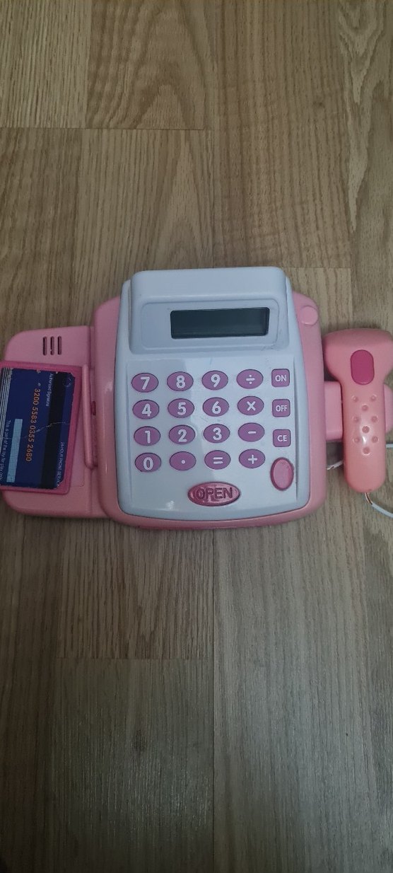 Pastel Pembe Eğitici Oyuncak Kasa - Görsel 3