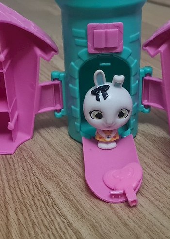 Mor ve Turkuaz Plastik Oyuncak Ev - Görsel 3