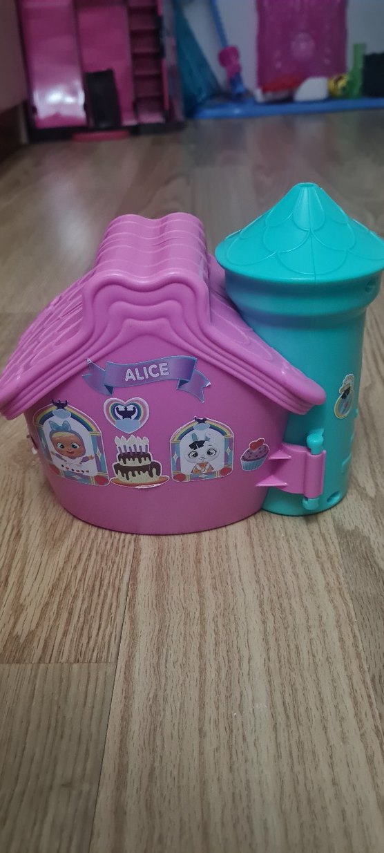 Mor ve Turkuaz Plastik Oyuncak Ev - Görsel 5