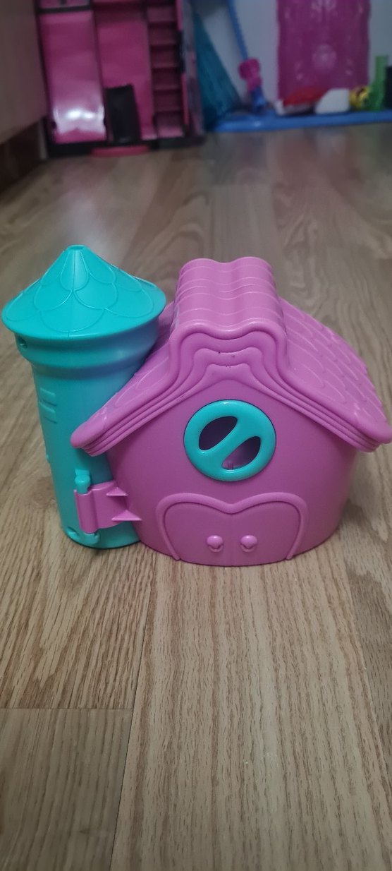 Mor ve Turkuaz Plastik Oyuncak Ev - Görsel 2