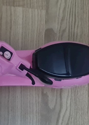 Pembe Pastel Renkli Oyuncak Motosiklet - Görsel 2