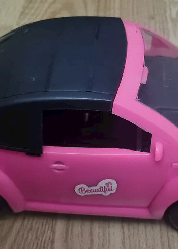 Pastel Pembe Oyuncak Araba - Görsel 6